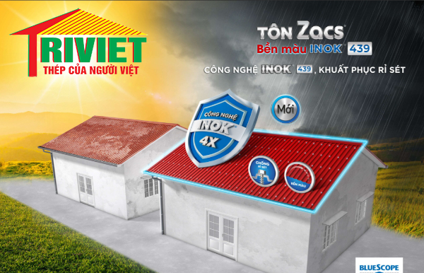 Bluescope Zacs® bền màu
