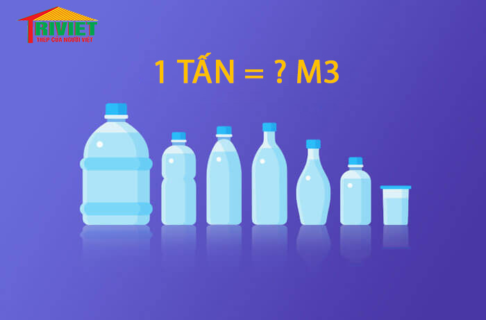 1 tan bang bao nhieu m3